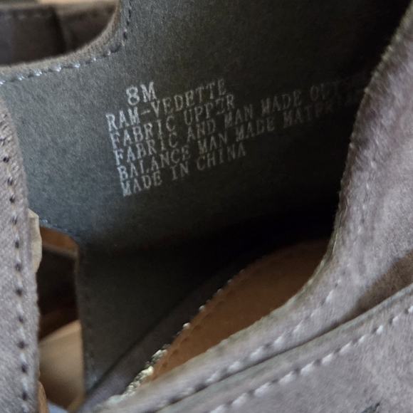 NEW Rampage Ram-Vedette Charcoal Ankle Booties Size 8 - Picture 4 of 7